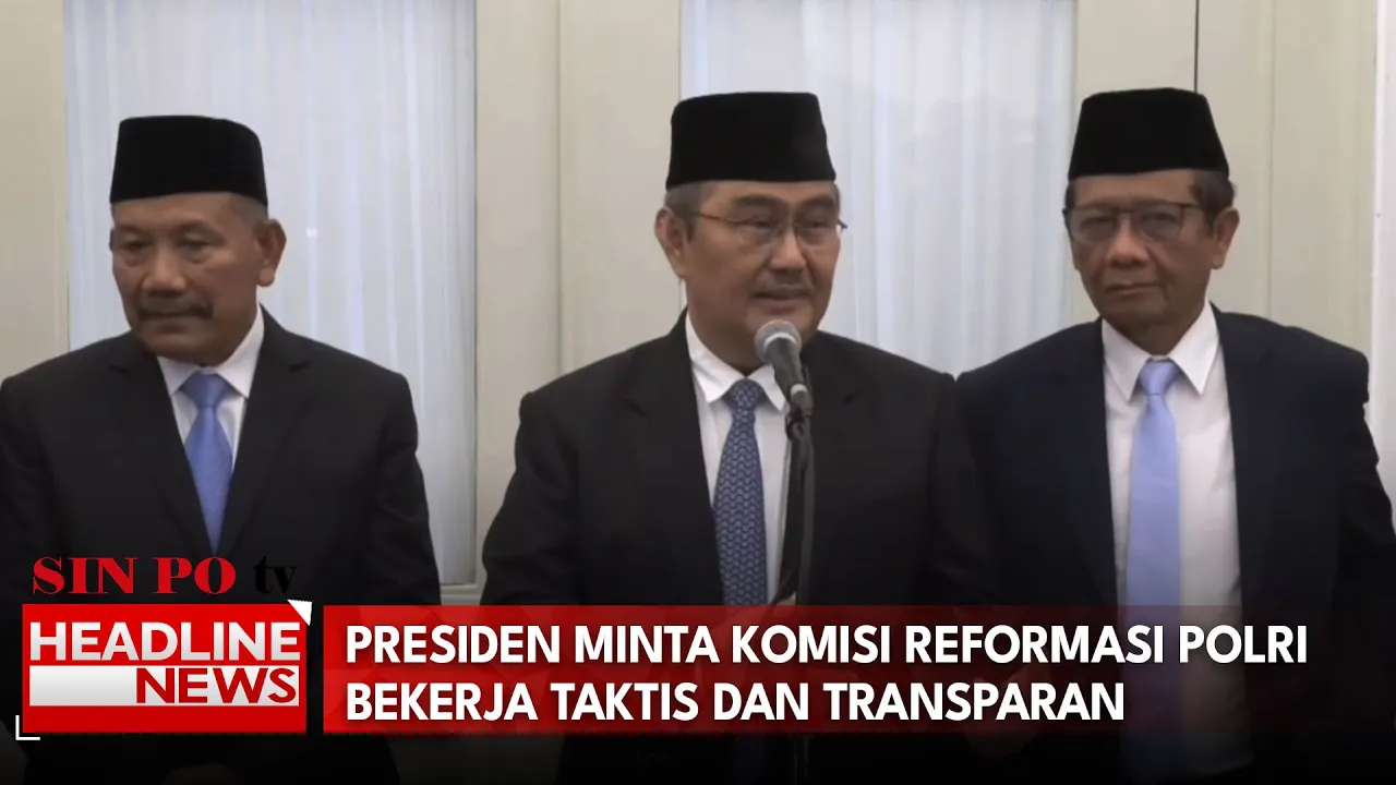 Presiden Minta Komisi Reformasi Polri Bekerja Taktis dan Transparan