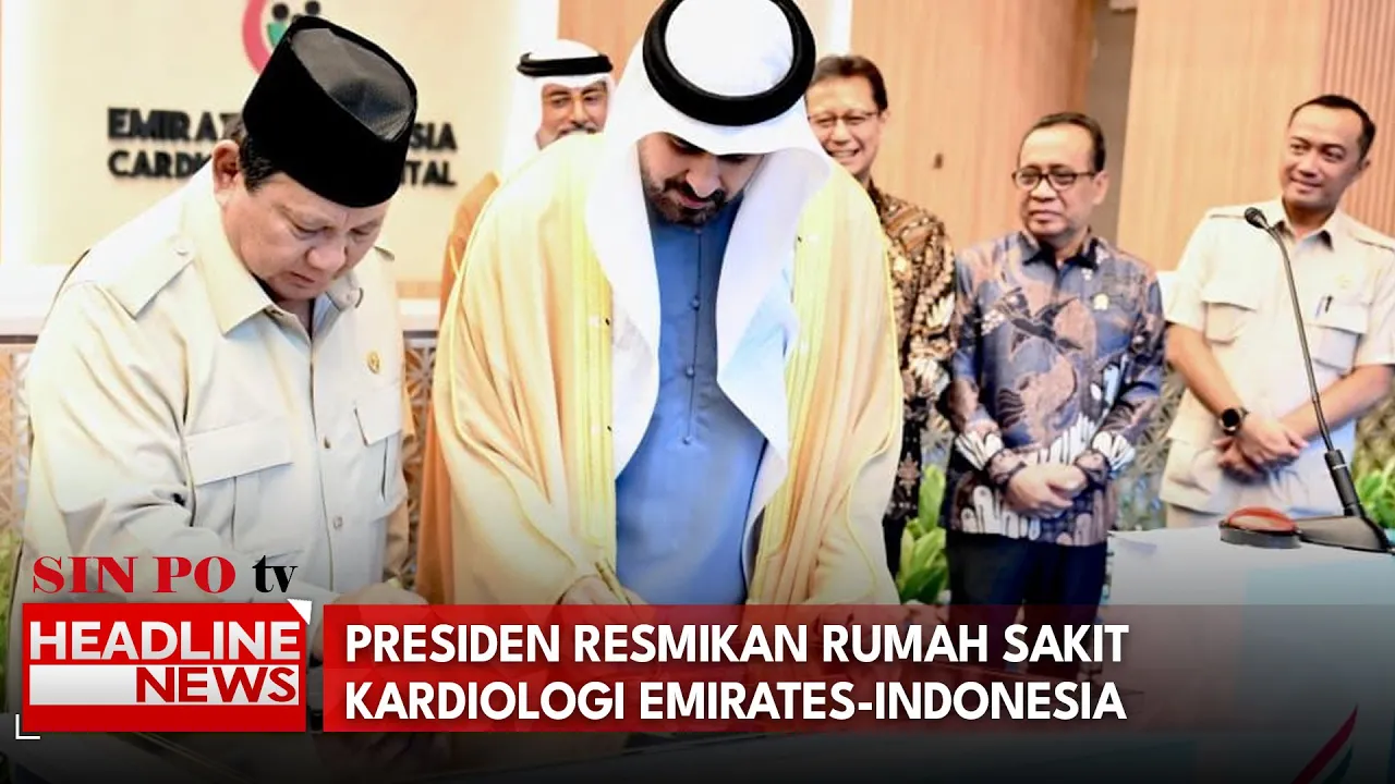 Presiden Resmikan Rumah Sakit Kardiologi Emirates-Indonesia