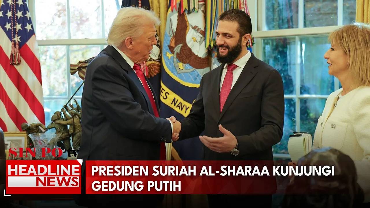 Presiden Suriah Al-Sharaa Kunjungi Gedung Putih