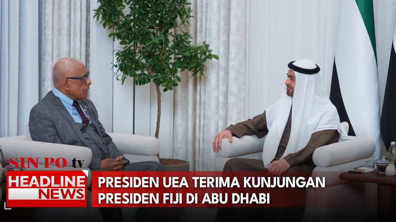 Presiden UEA Terima Kunjungan Presiden Fiji di Abu Dhabi