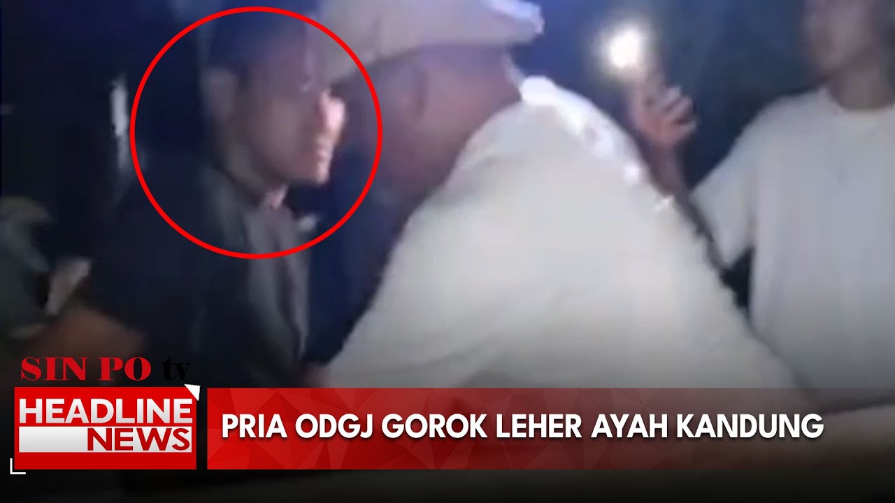 Pria ODGJ Gorok Leher Ayah Kandung