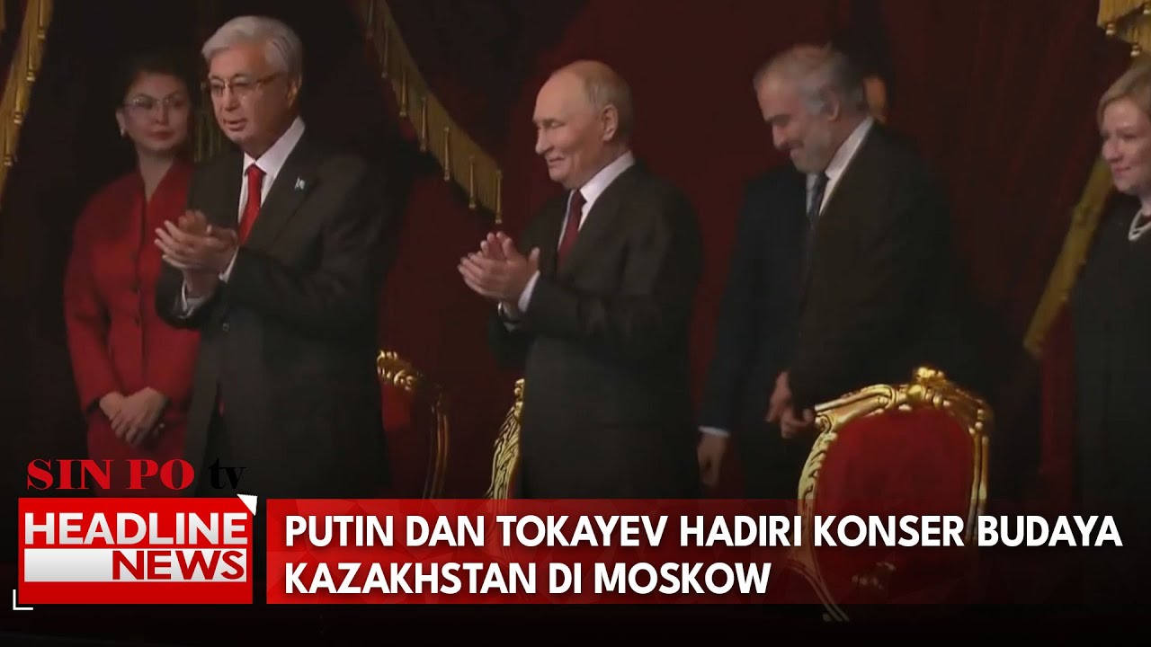 Putin Dan Tokayev Hadiri Konser Budaya Kazakhstan Di Moskow