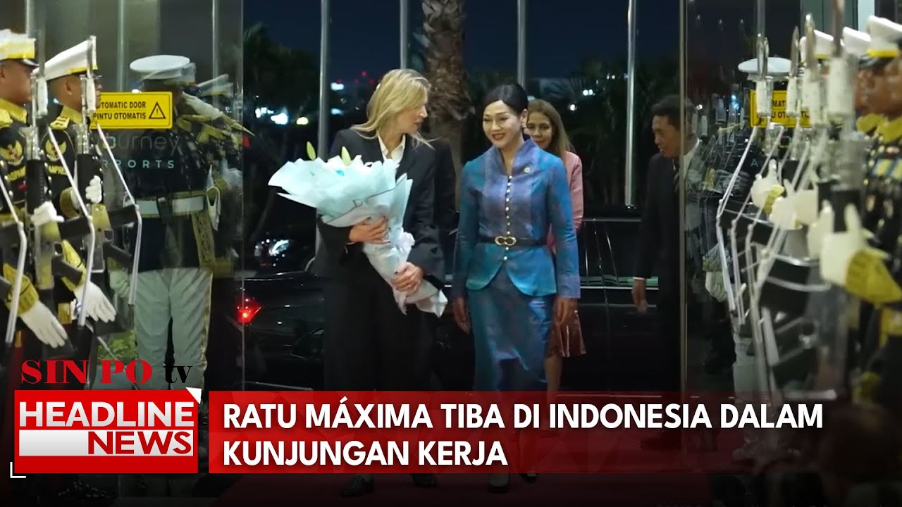 Ratu Máxima Tiba di Indonesia dalam Kunjungan Kerja