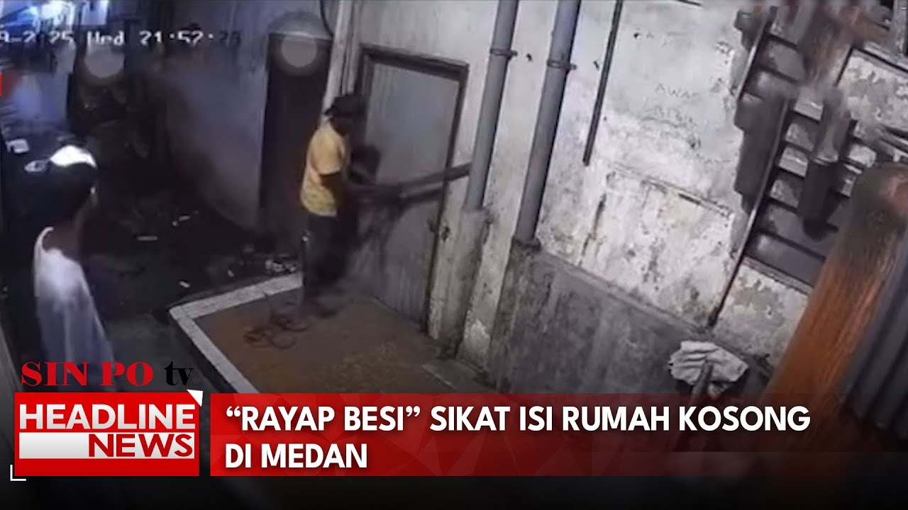 “Rayap Besi” Sikat Isi Rumah Kosong Di Medan