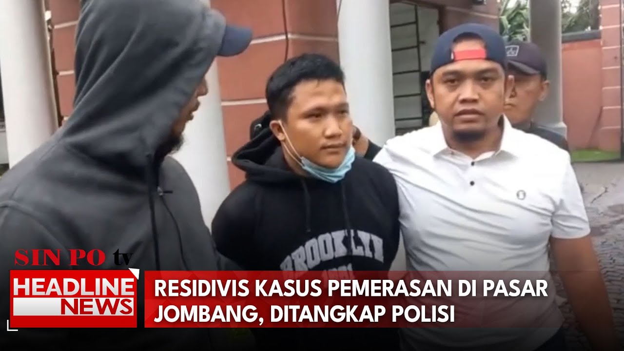 Residivis Kasus Pemerasan Di Pasar Jombang, Ditangkap Polisi
