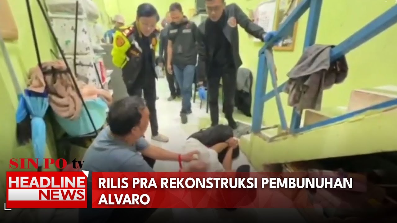 Rilis Pra Rekonstruksi Pembunuhan Alvaro