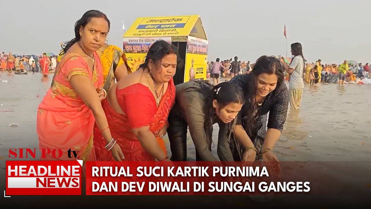 Ritual Suci Kartik Purnima dan Dev Diwali di Sungai Ganges