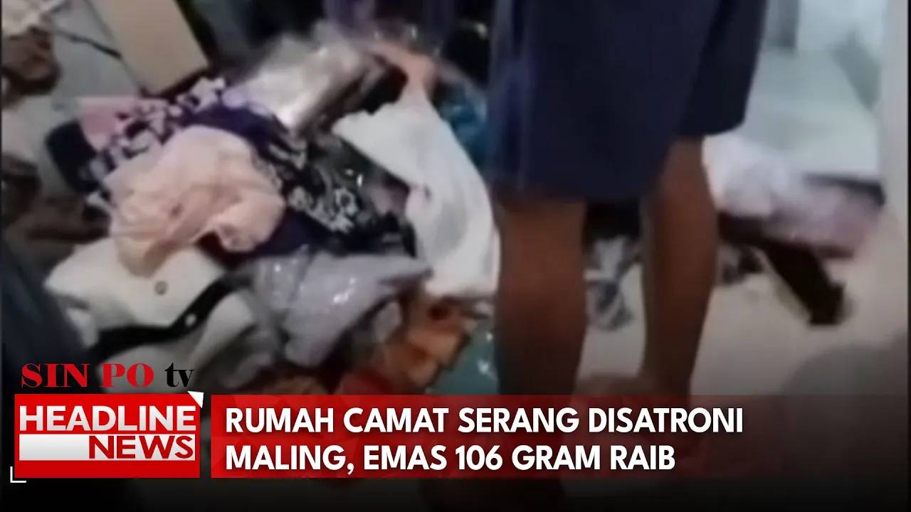 Rumah Camat Serang Disatroni Maling, Emas 106 Gram Raib