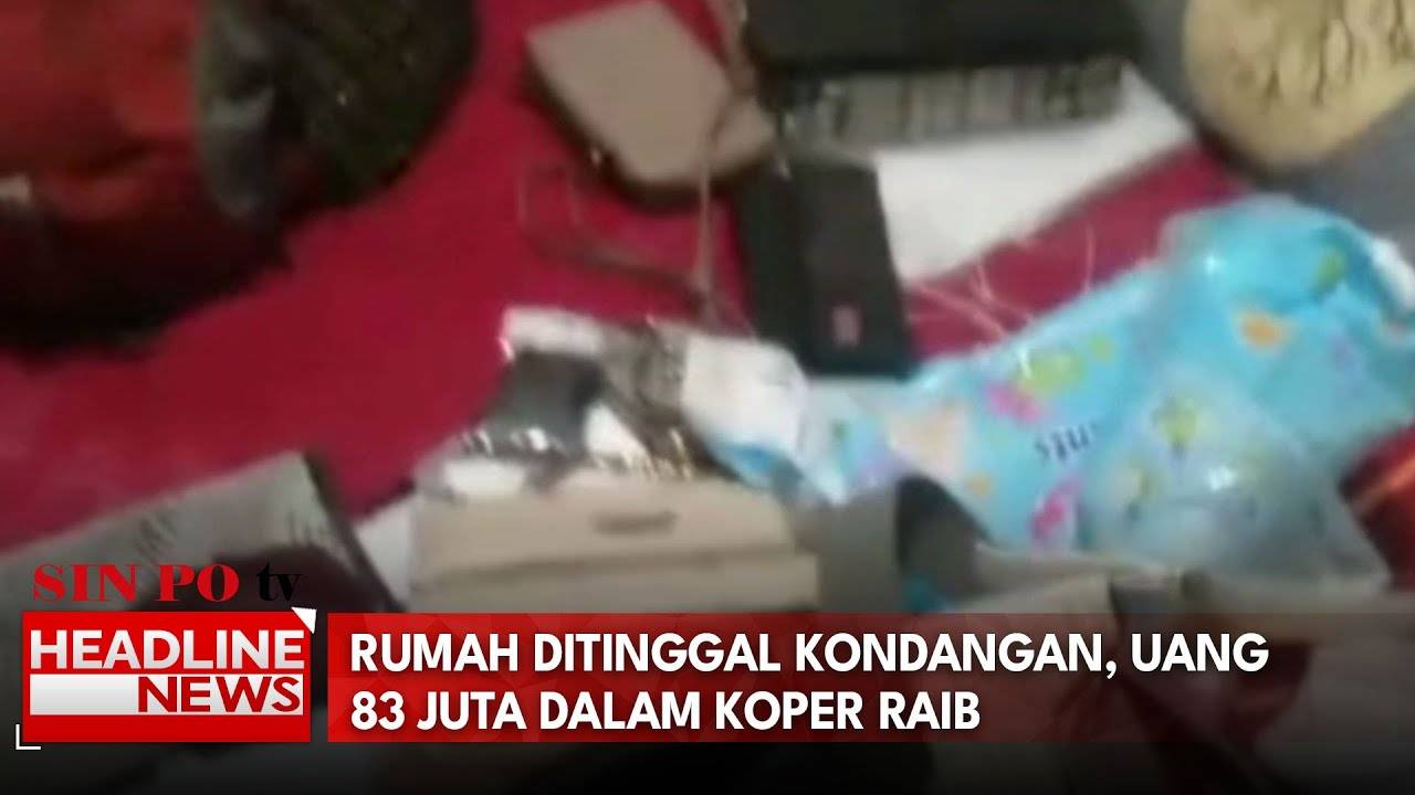 Rumah Ditinggal Kondangan, Uang 83 Juta Dalam Koper Raib