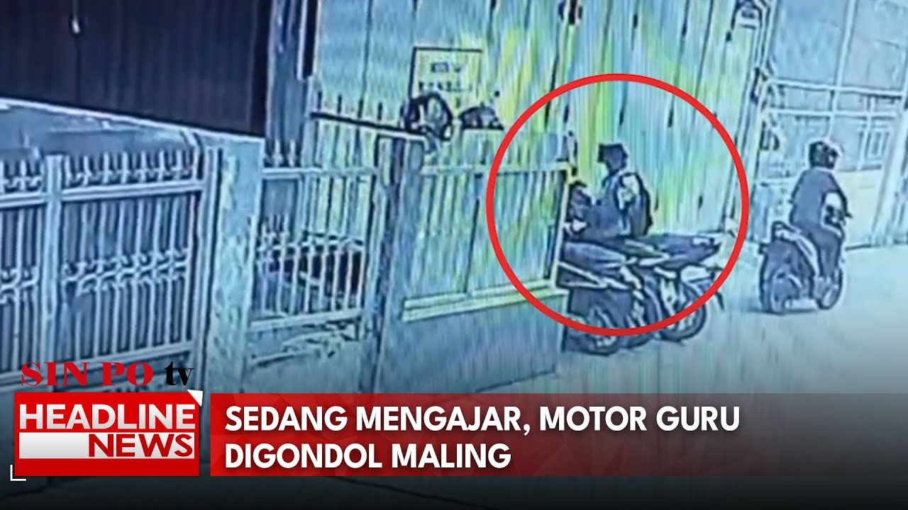 Sedang Mengajar, Motor Guru Digondol Maling