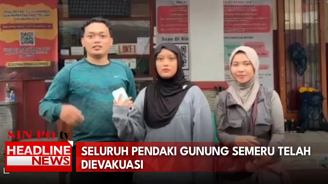 Seluruh Pendaki Gunung Semeru Telah Dievakuasi