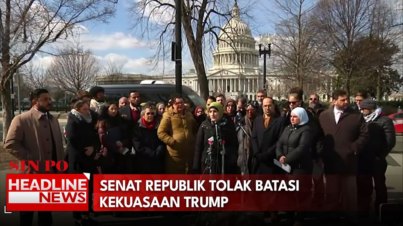 Senat Republik Tolak Batasi Kekuasaan Trump