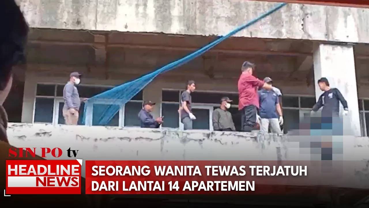 Seorang Wanita Tewas Terjatuh dari Lantai 14 Apartemen