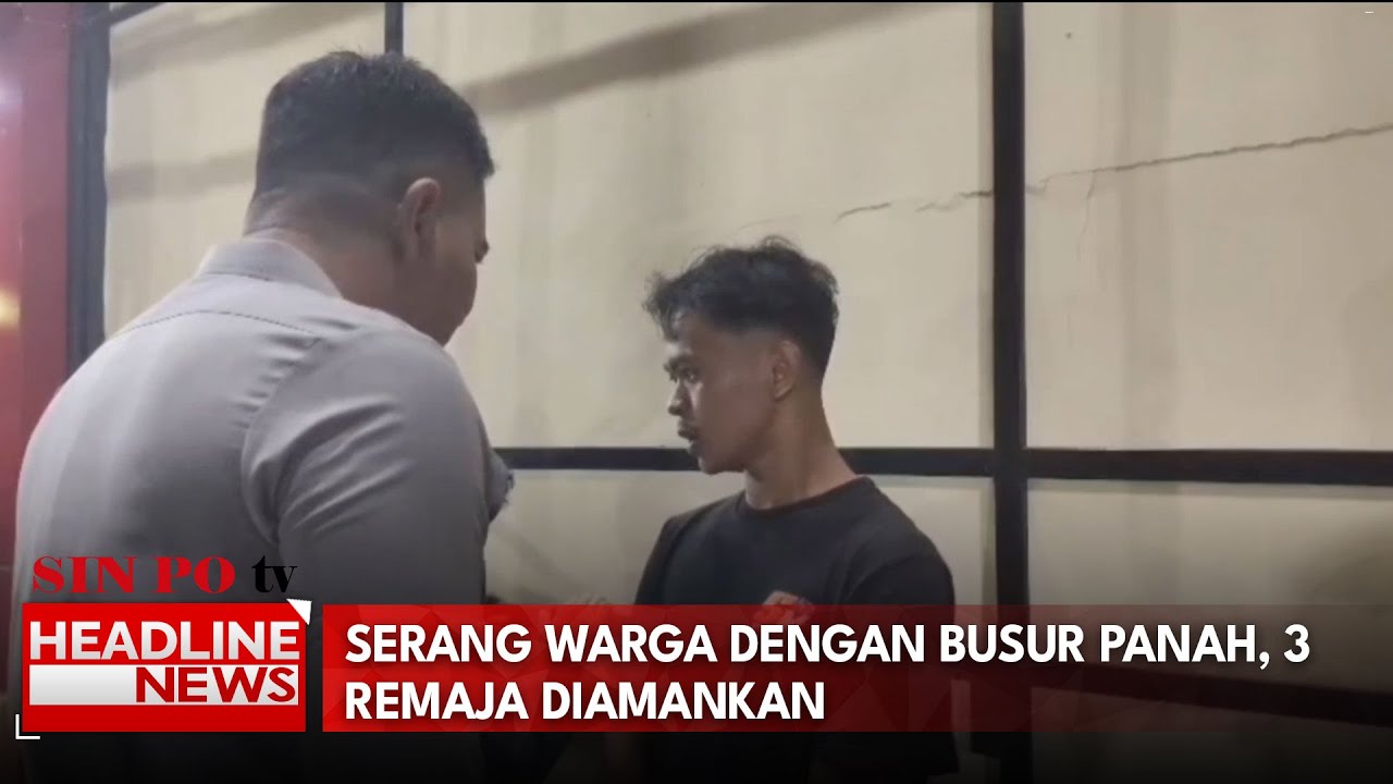 Serang Warga Dengan Busur Panah, 3 Remaja Diamankan
