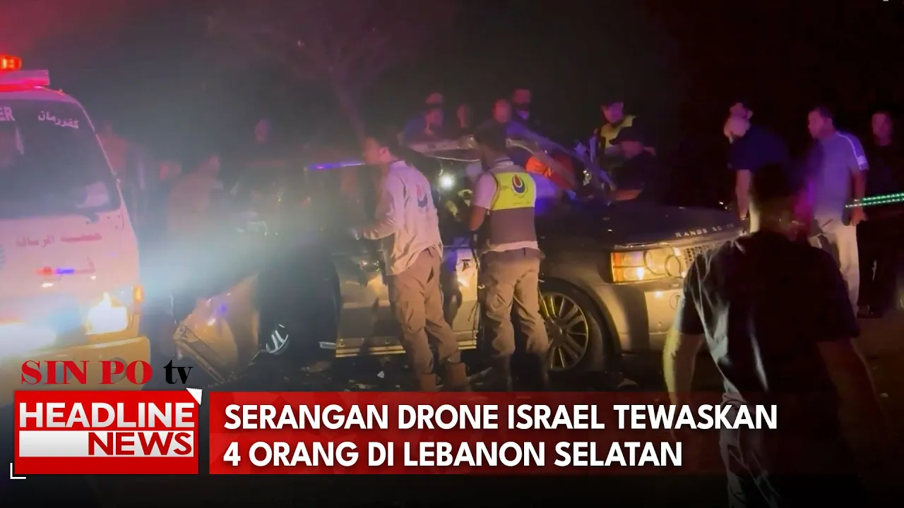 Serangan Drone Israel Tewaskan 4 Orang Di Lebanon Selatan