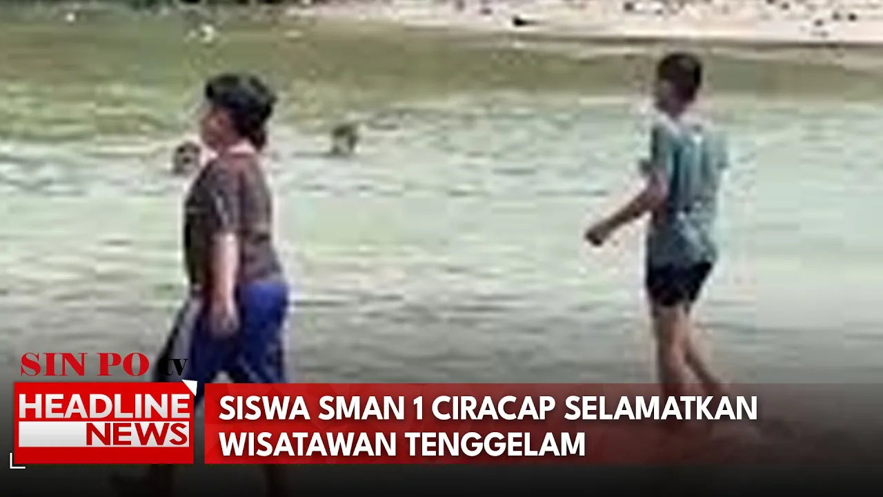 Siswa SMAN 1 Ciracap Selamatkan Wisatawan Tenggelam