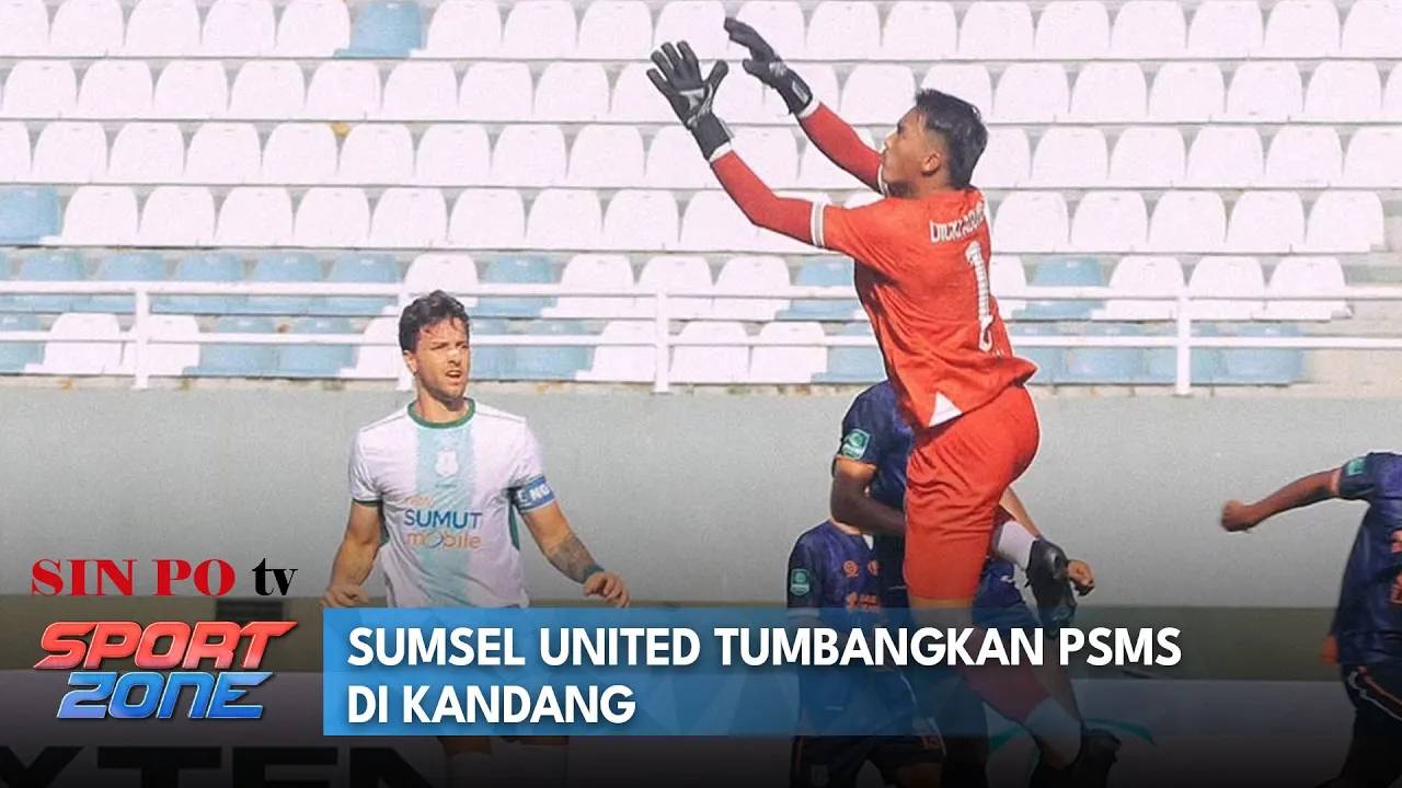 Sumsel United Tumbangkan PSMS di Kandang