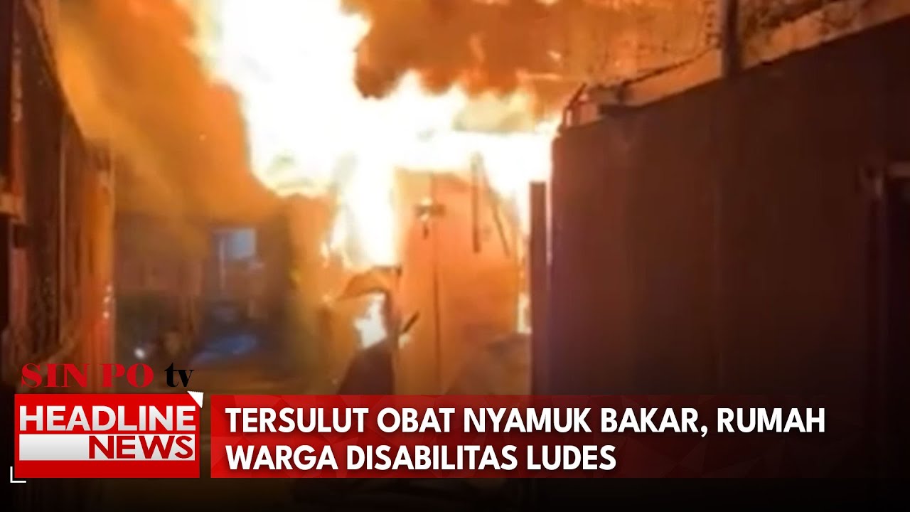 Tersulut Obat Nyamuk Bakar, Rumah Warga Disabilitas Ludes