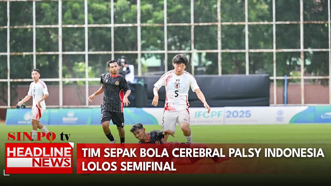 Tim Sepak Bola Cerebral Palsy Indonesia Lolos Semifinal