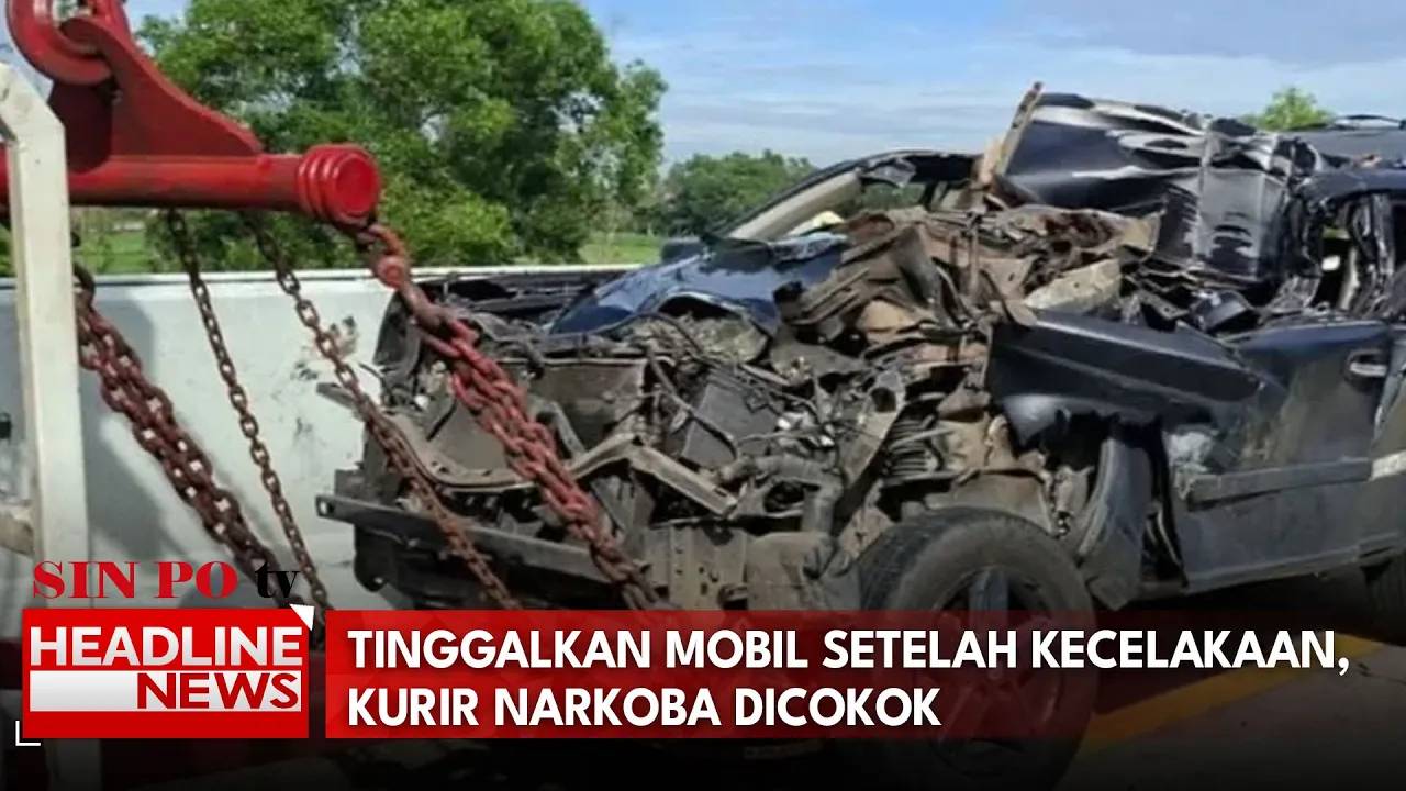 Tinggalkan Mobil Setelah Kecelakaan, Kurir Narkoba Dicokok