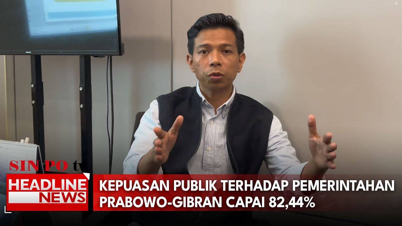 Tingkat Kepuasan Terhadap Prabowo-Gibran Capai 82,44 Persen%