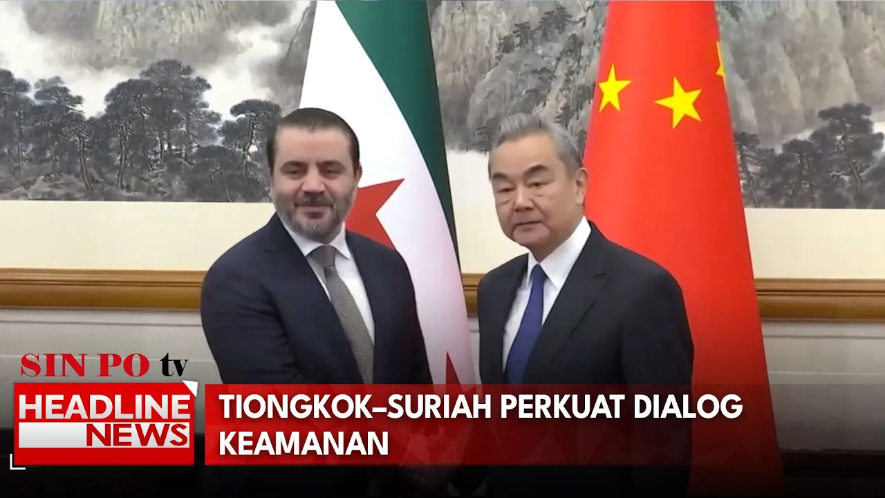 Tiongkok–Suriah Perkuat Dialog Keamanan