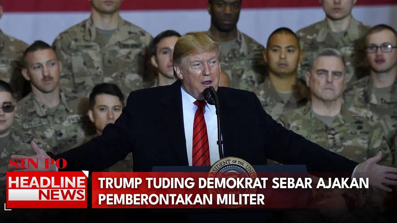 Trump Tuding Demokrat Sebar Ajakan Pemberontakan Militer