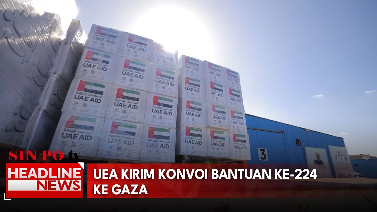 UEA Kirim Konvoi Bantuan Ke-224 ke Gaza