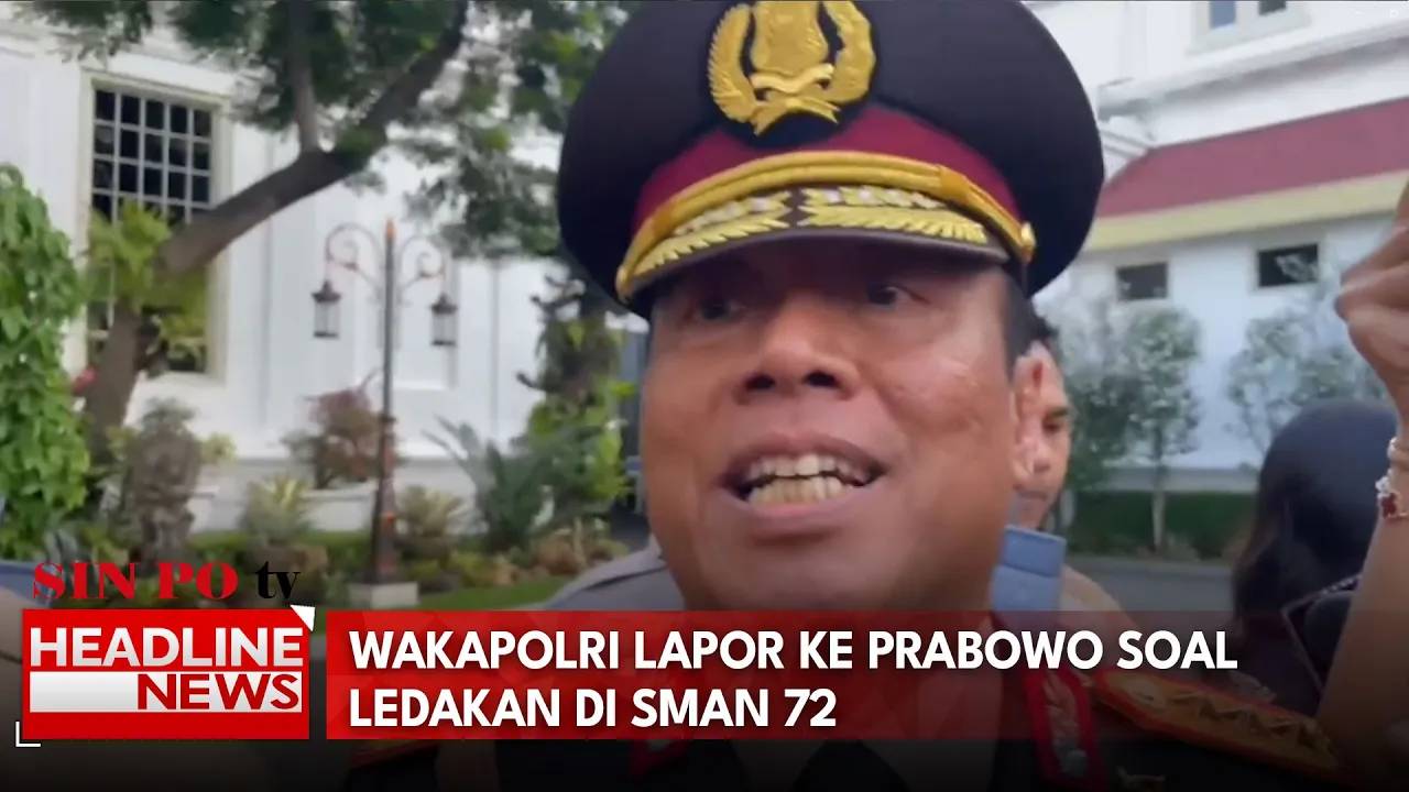 Wakapolri Lapor ke Prabowo Soal Ledakan di SMAN 72