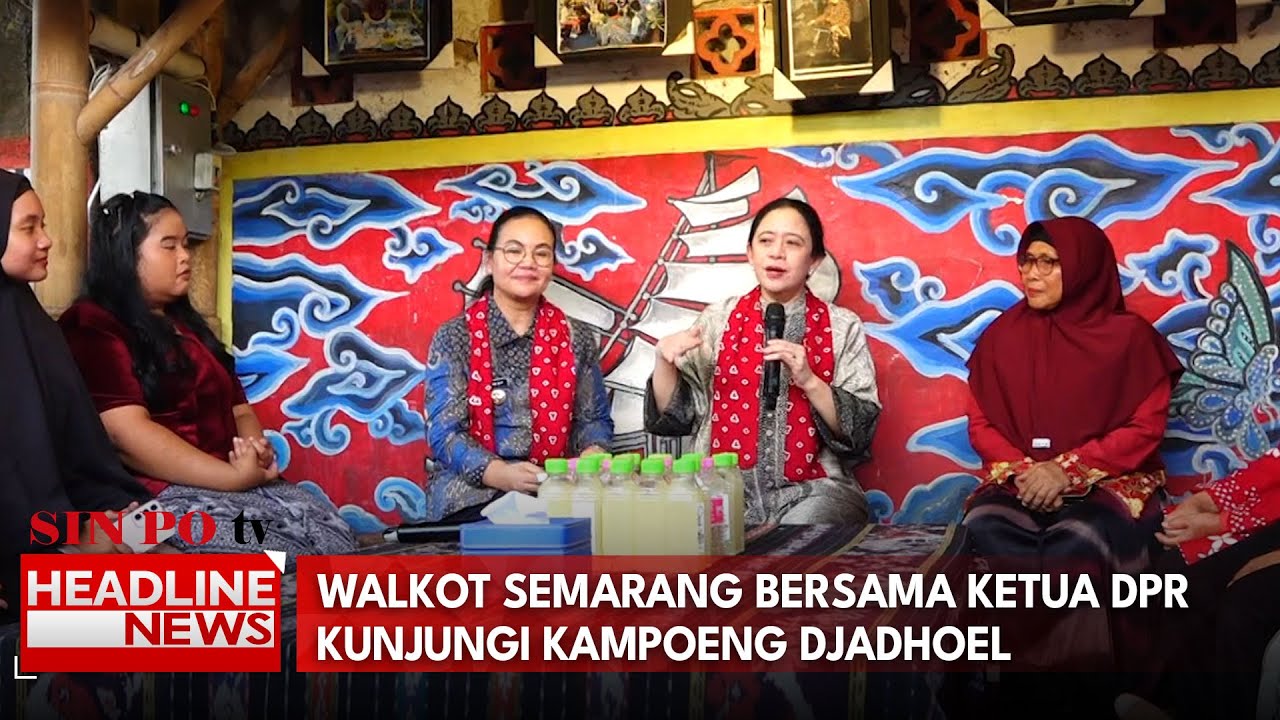 Walkot Semarang Bersama Ketua DPR Kunjungi Kampoeng Djadhoel