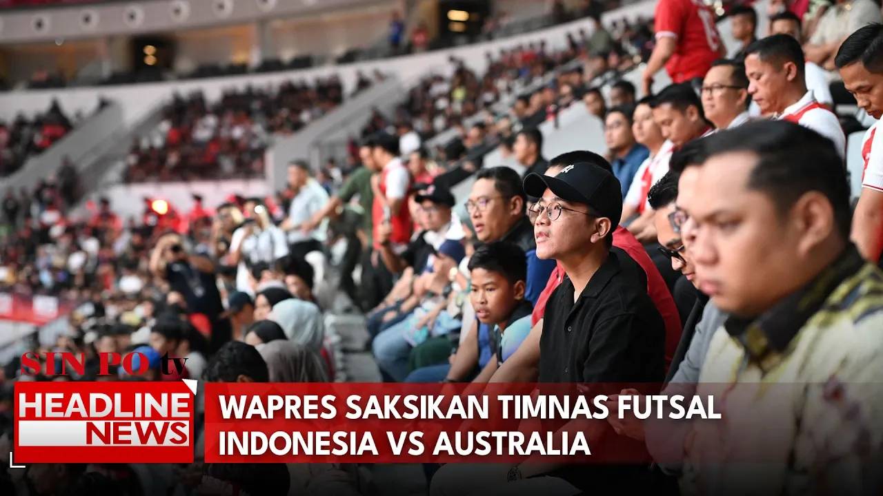 Wapres Saksikan Timnas Futsal Indonesia vs Australia