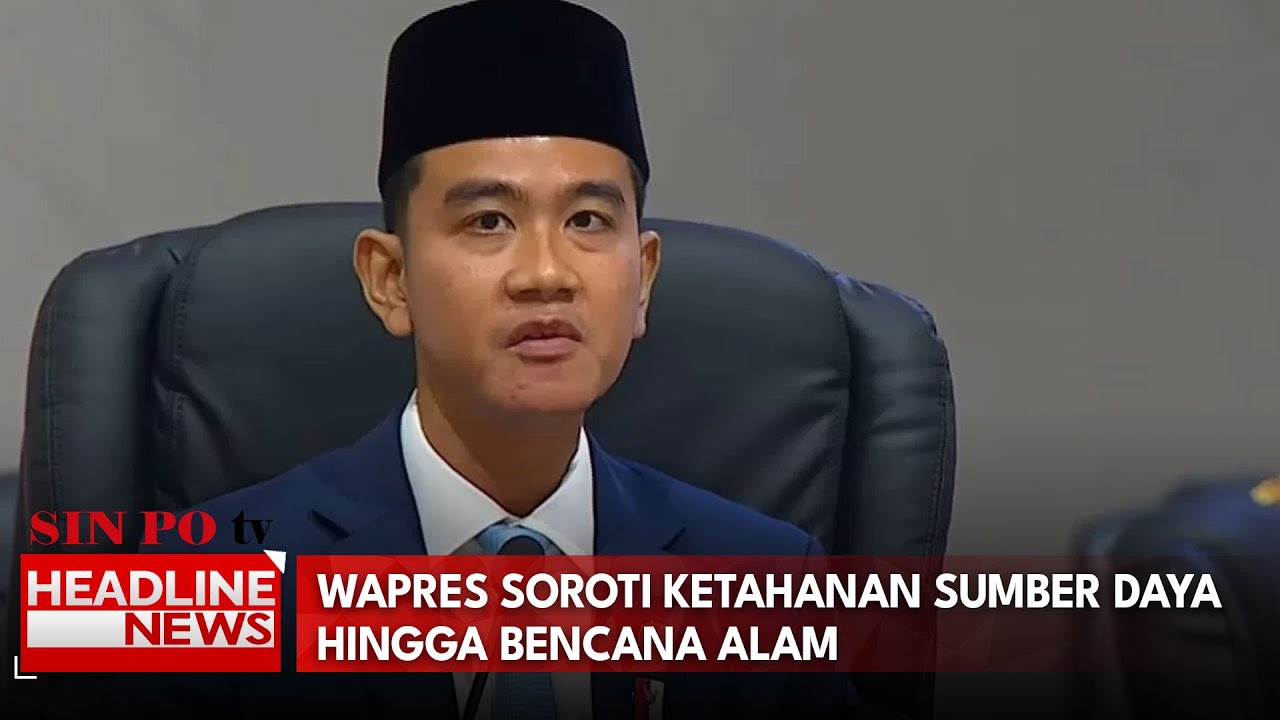 Wapres Soroti Ketahanan Sumber Daya Hingga Bencana Alam