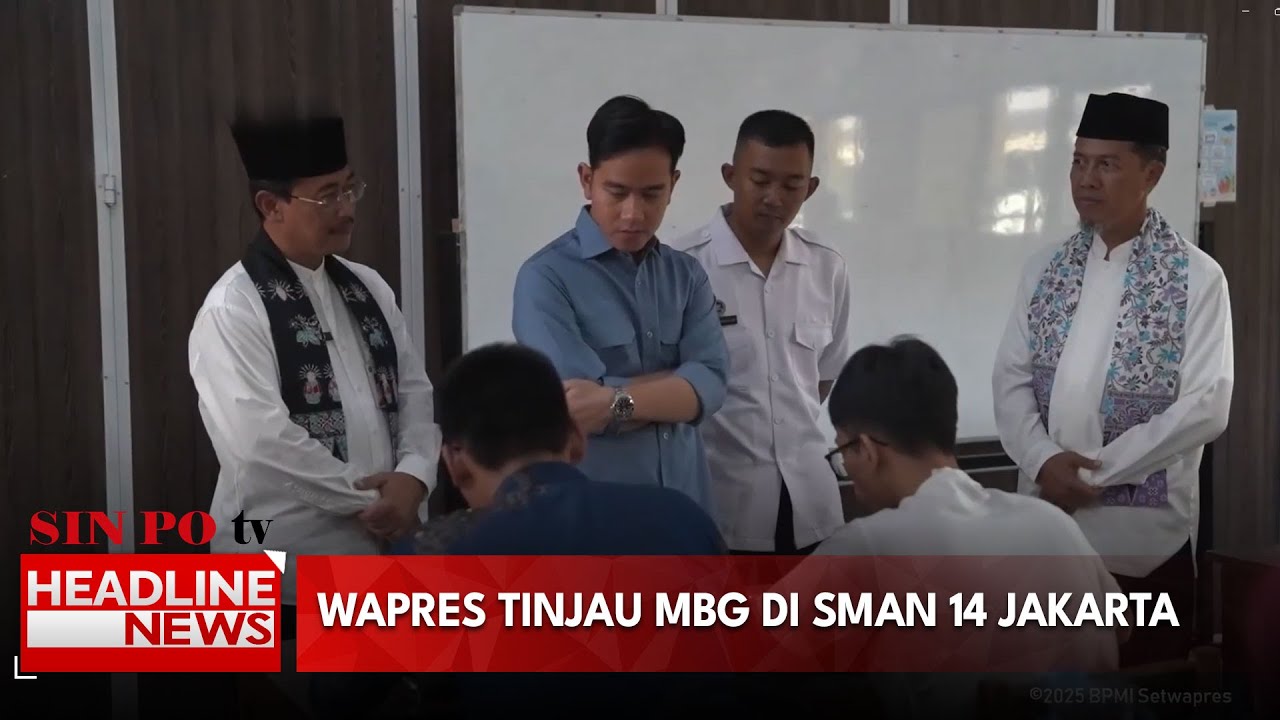 Wapres Tinjau MBG Di SMAN 14 Jakarta