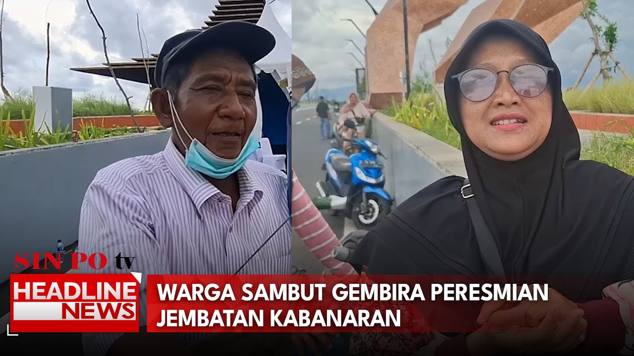 Warga Sambut Gembira Peresmian Jembatan Kabanaran