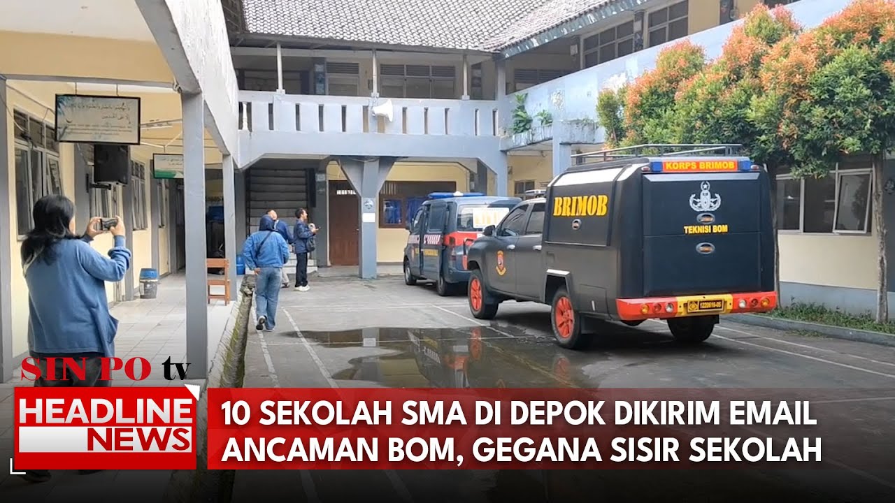 10 Sekolah SMA di Depok Dikirim Email Ancaman Bom, Gegana Sisir Sekolah