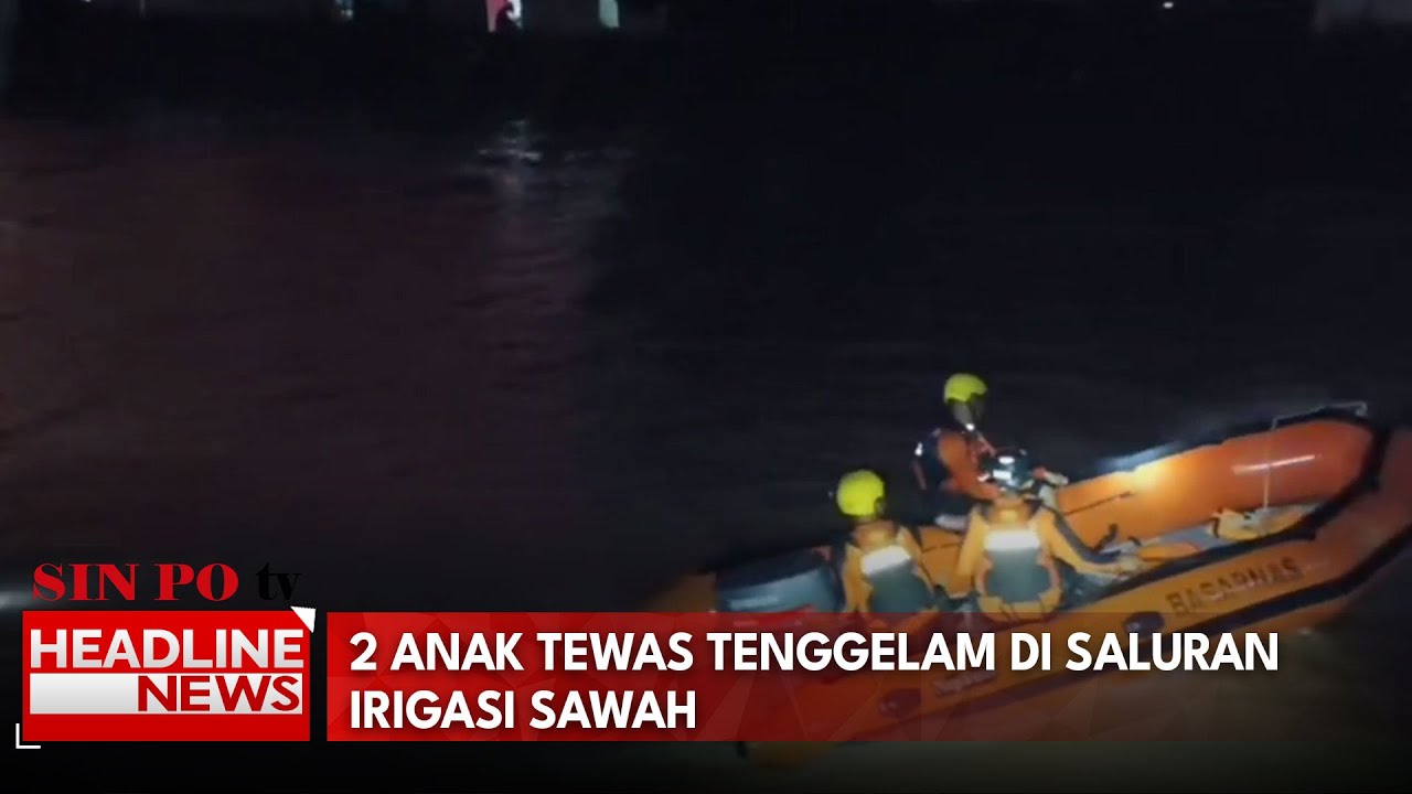 2 Anak Tewas Tenggelam Di Saluran Irigasi Sawah