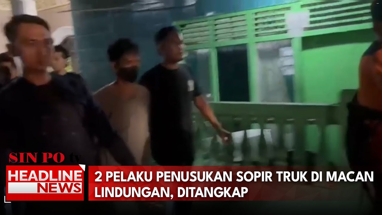 2 Pelaku Penusukan Sopir Truk di Macan Lindungan Ditangkap