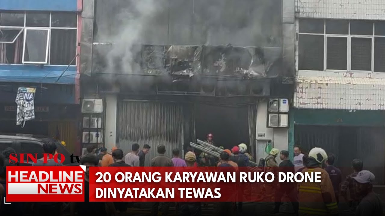 20 Orang Karyawan Ruko Drone Dinyatakan Tewas