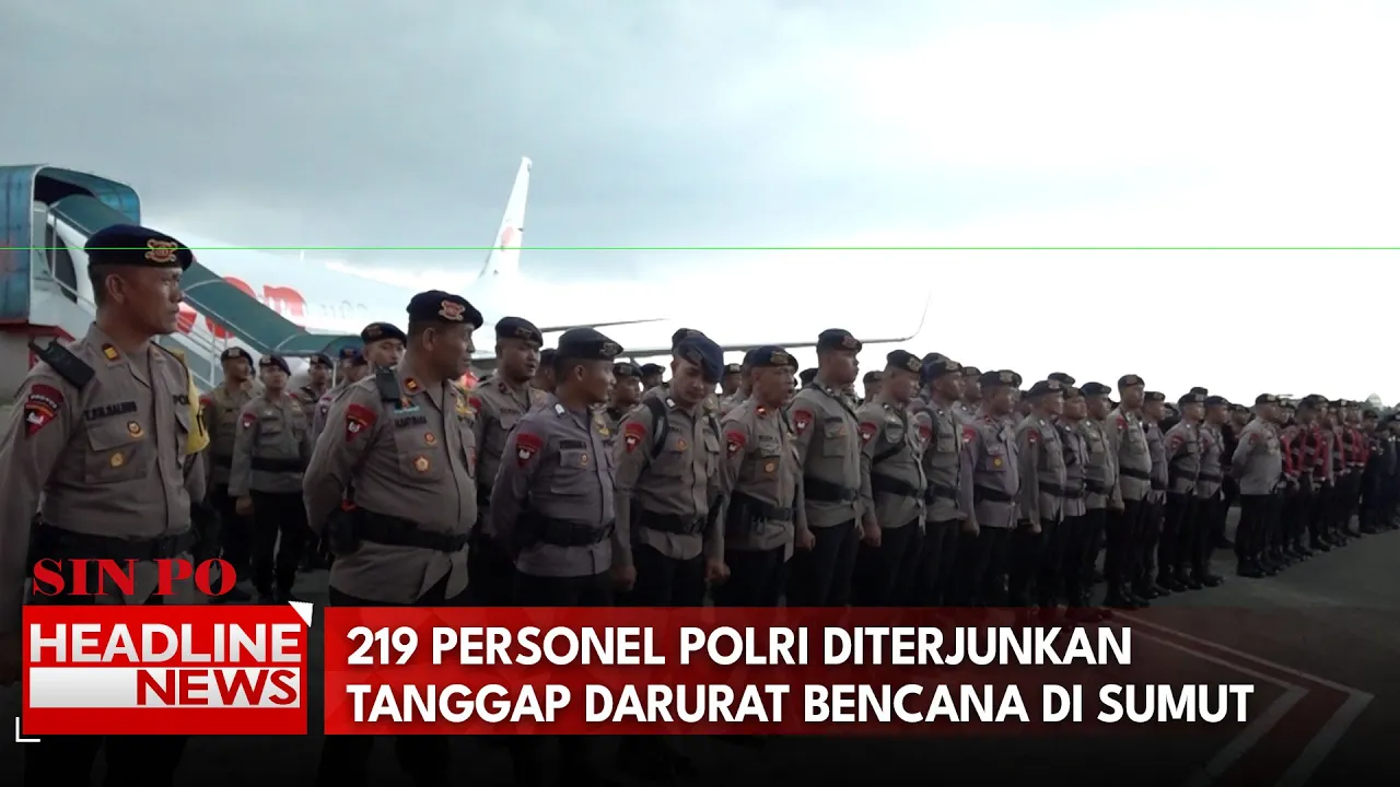 219 Personel Polri Diterjunkan Tanggap Darurat Bencana di Sumut