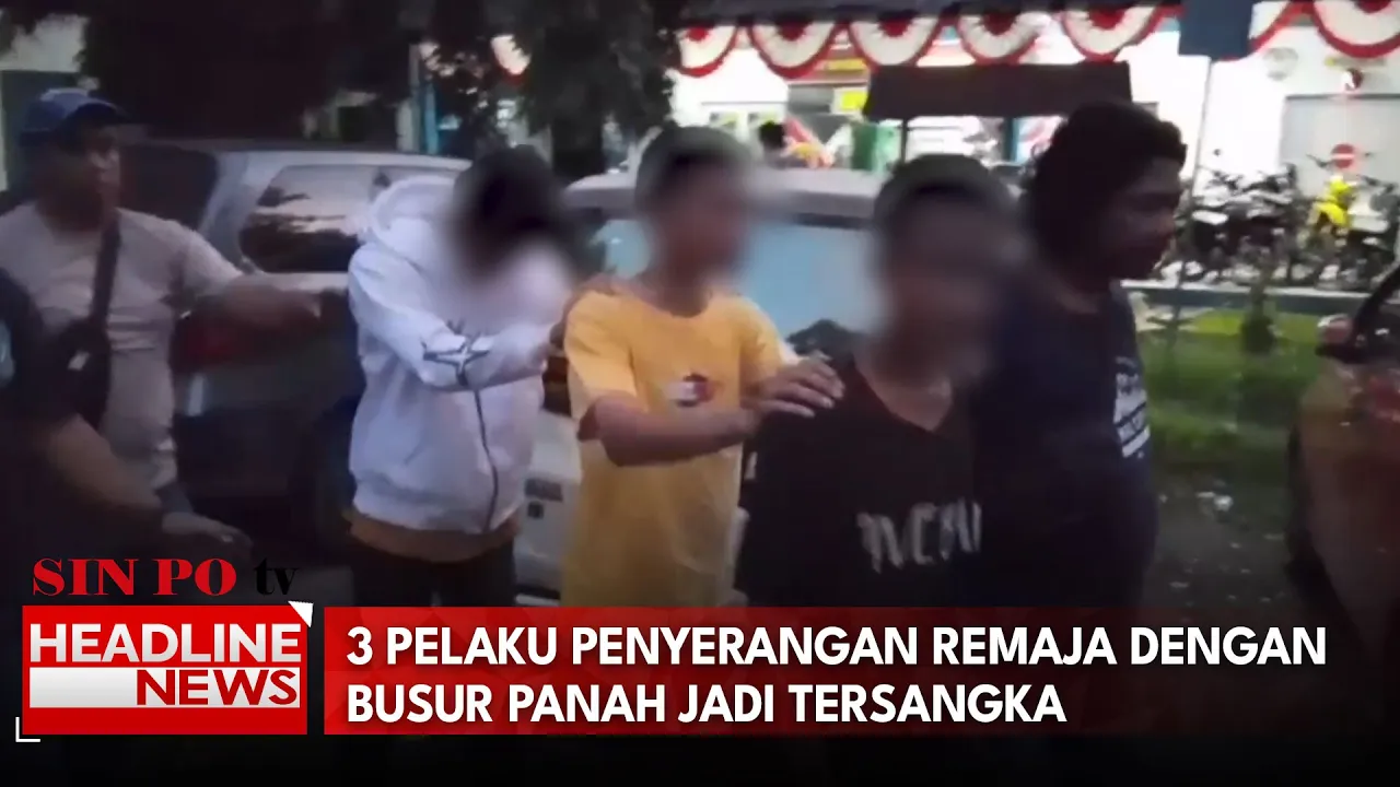 3 Pelaku Penyerangan Remaja Dengan Busur Panah Jadi Tersangka