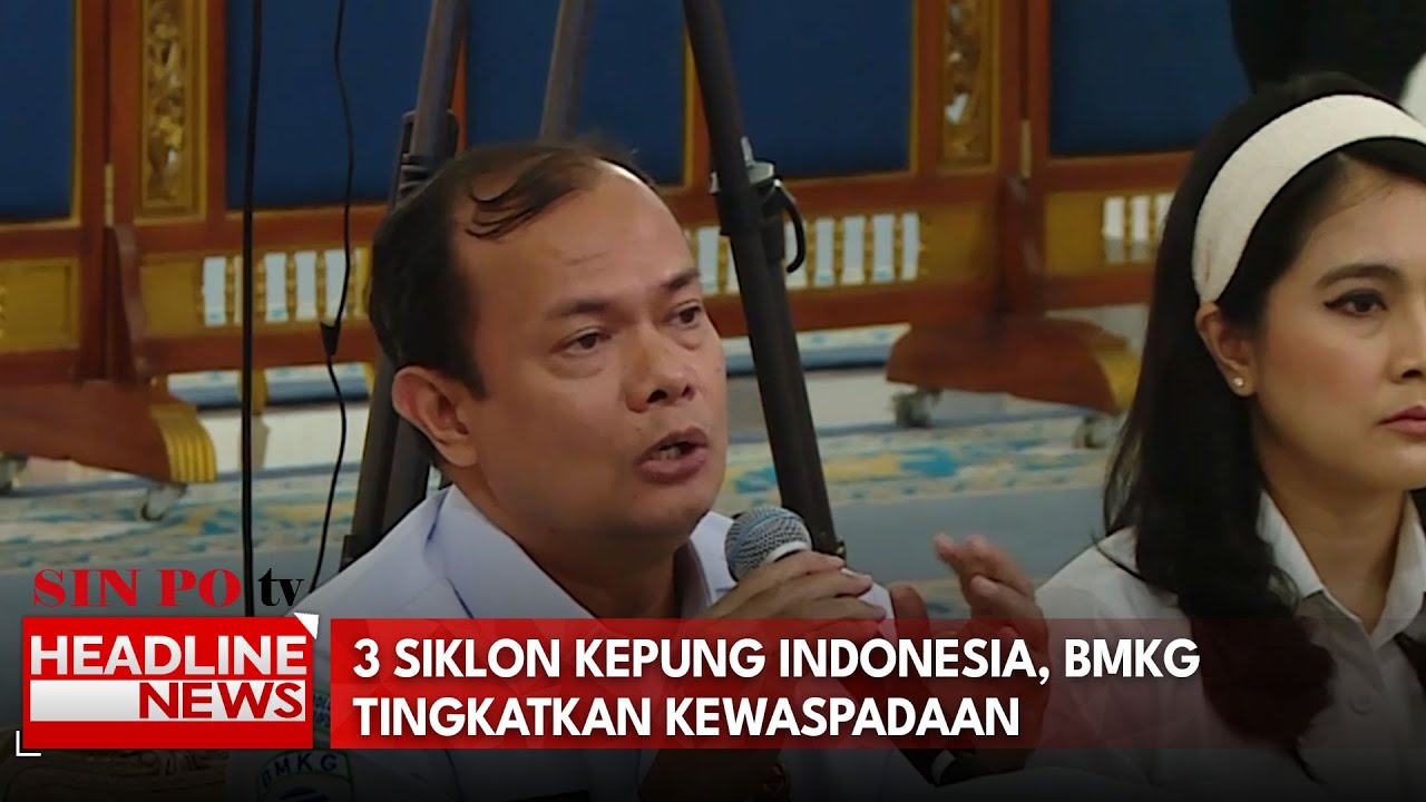 3 Siklon Kepung Indonesia, BMKG Tingkatkan Kewaspadaan