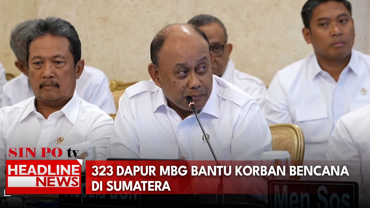 323 Dapur MBG Bantu Korban Bencana Di Sumatera