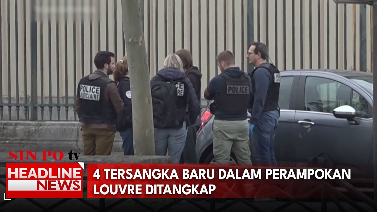 4 Tersangka Baru Dalam Perampokan Louvre Ditangkap