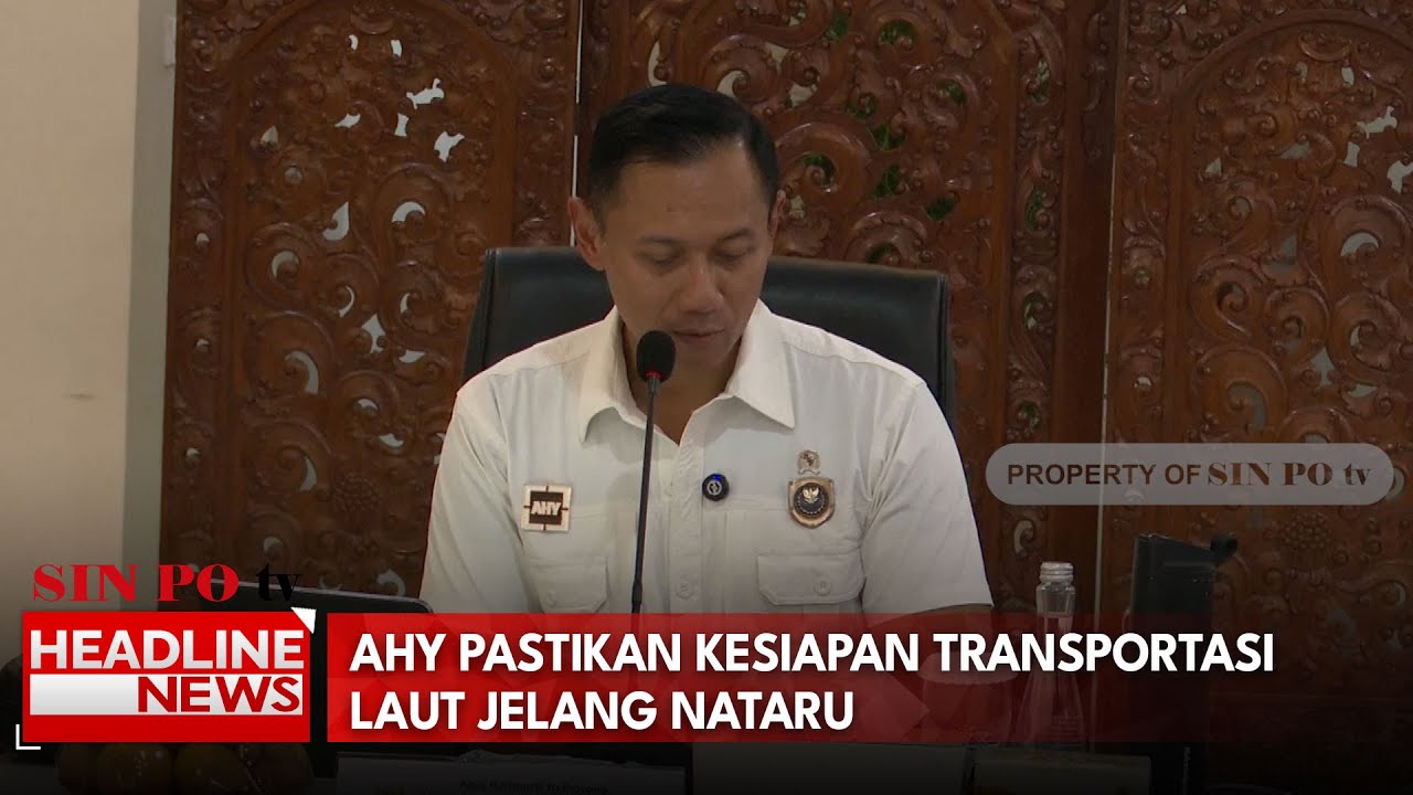 AHY Pastikan Kesiapan Transportasi Laut Jelang Nataru