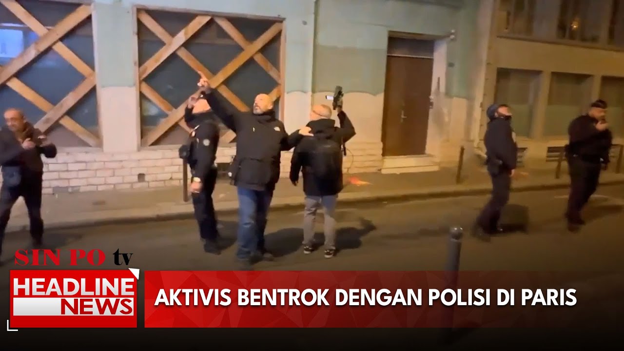 Aktivis Bentrok Dengan Polisi di Paris