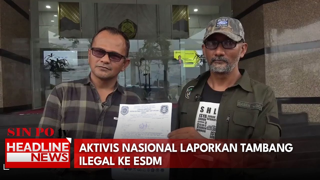 Aktivis Nasional Laporkan Tambang Ilegal ke ESDM