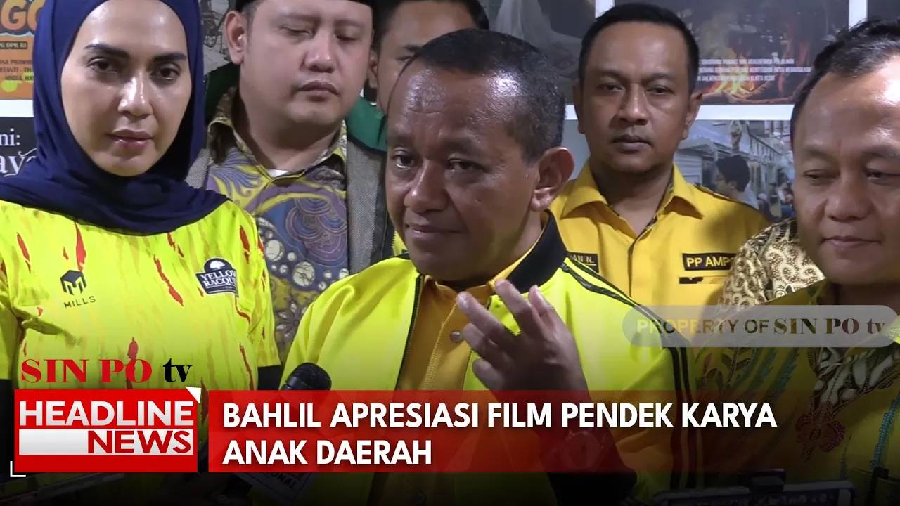 Bahlil Apresiasi Film Pendek Karya Anak Daerah