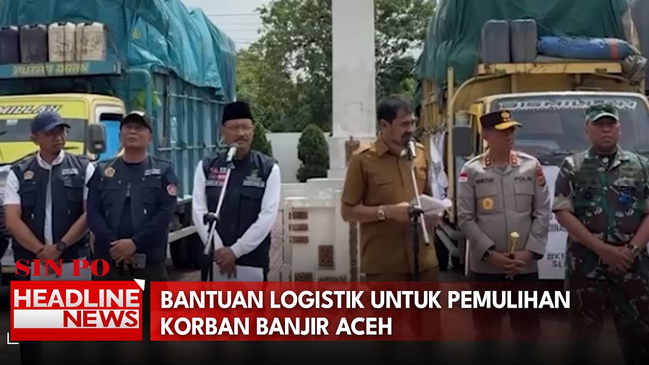 Bantuan logistik untuk pemulihan korban banjir Aceh