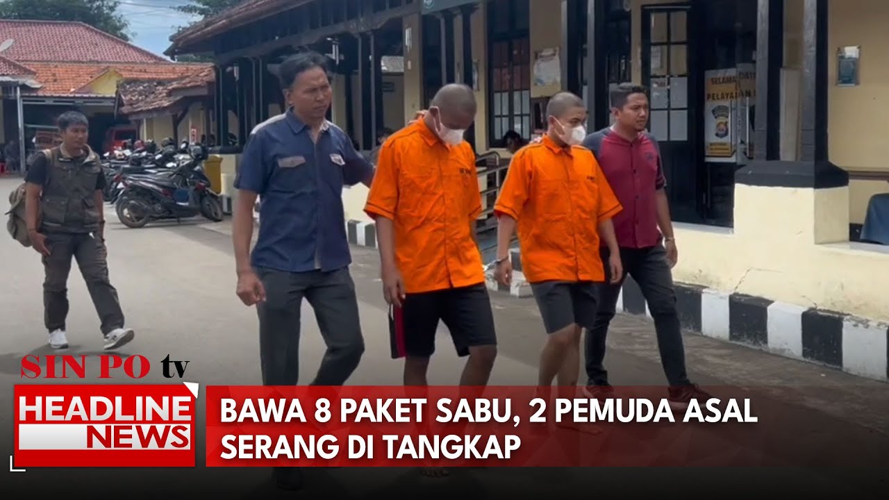 Bawa 8 Paket Sabu, 2 Pemuda Asal Serang di Tangkap