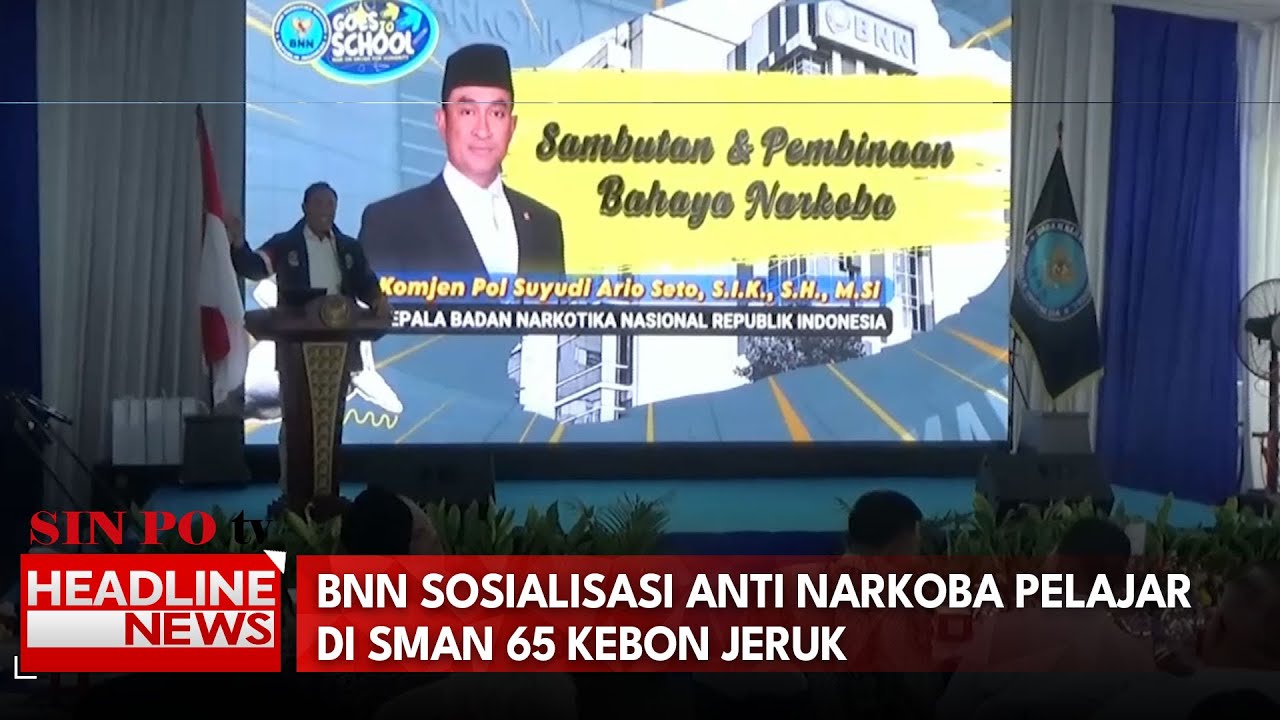 BNN Sosialisasi Anti Narkoba Pelajar di SMAN 65 Kebon Jeruk
